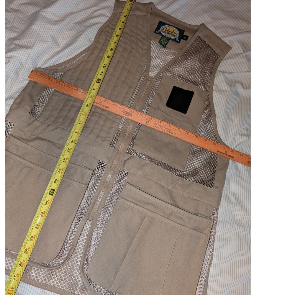 Cabela's Women's Hunting Shooting Canvas Mesh Vest Large - Picture 4 of 5